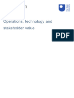 Operations Technology and Stakeholder Value Printable