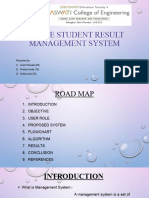 Online Student Result Management System