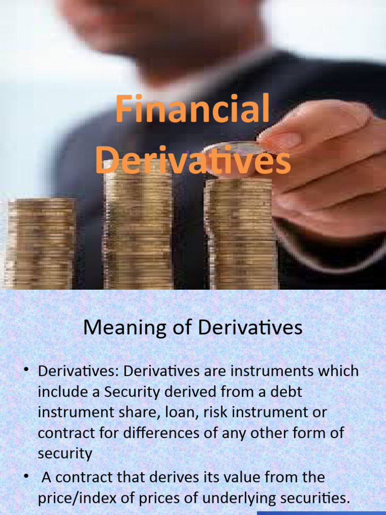 Basics of Derivatives | PDF | Cost Of Living | Derivative (Finance)