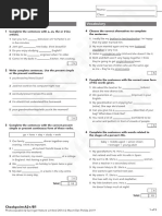 Checkpoint A2+ B1 Unit 1 Test A