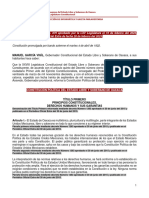 C - Constitucion Politica Del Estado Libre y Soberano de Oaxaca