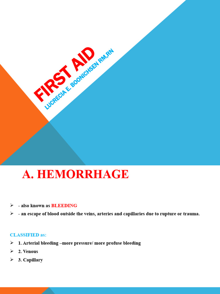 First Aid PDF