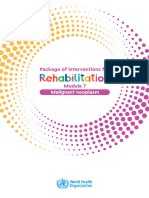 Package of Interventions For: Rehabilitation