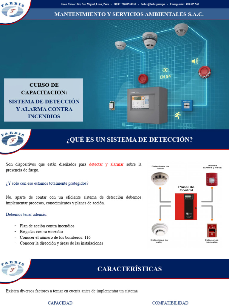 Capacitacion Sistemas de Alarma Contra Incendio | PDF