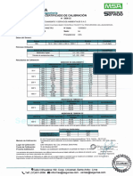 Cert. Calibracion N°2936-22 - Megohmetro Fluke