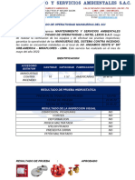 Certificado Sci Mangueras