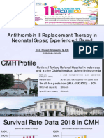Antithrombine III Replacement Therapy in Neonatal Sepsis - Rinawati