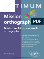 Mission d'Orthographe