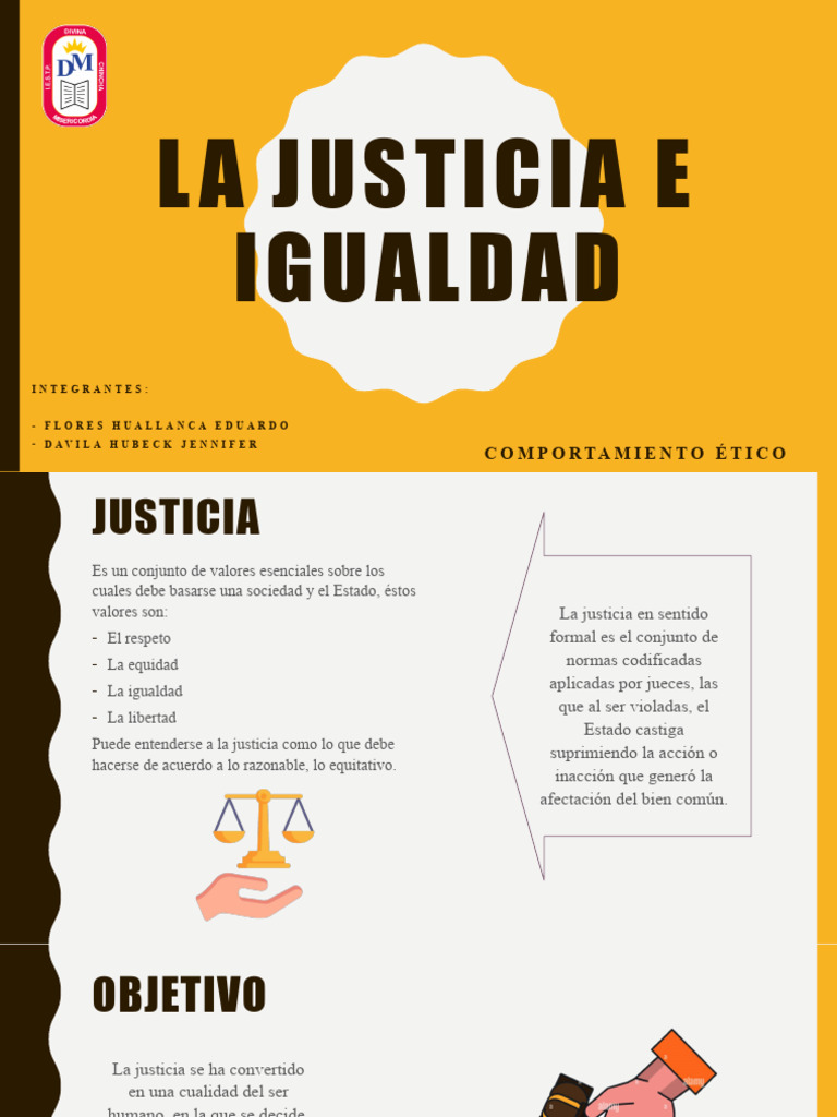 Justicia e Igualdad: Conceptos Clave | PDF | Justicia | Crimen y violencia