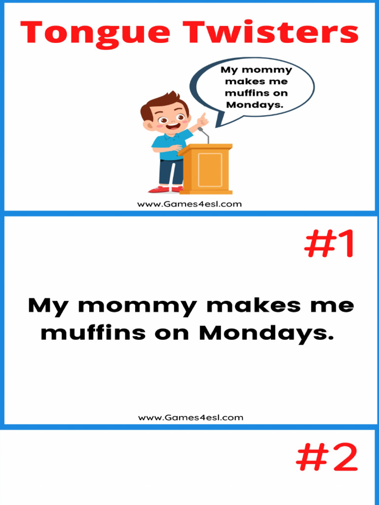 Tongue Twisters PDF