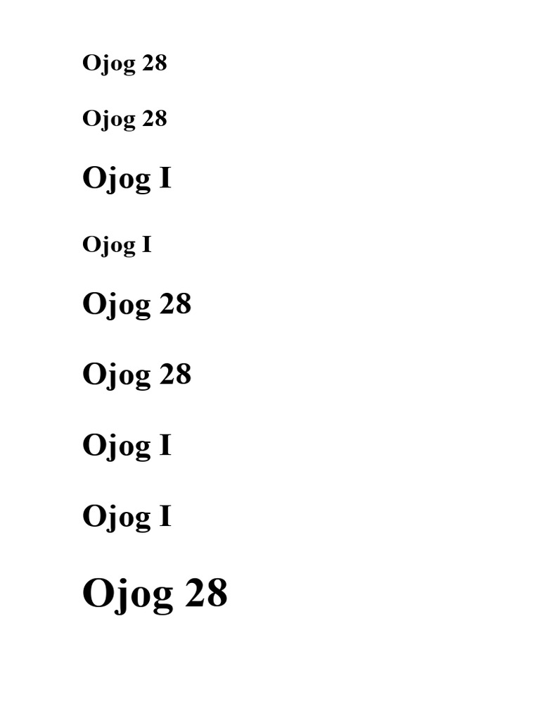 Ojog PDF