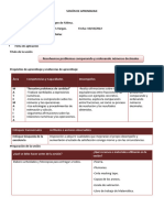 SESIÓN DE APRENDIZAJE Resolvemos problemas comparando y ordenando números decimales