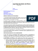 Plan de Seguridad Del Salón Del Reino (Abastos)