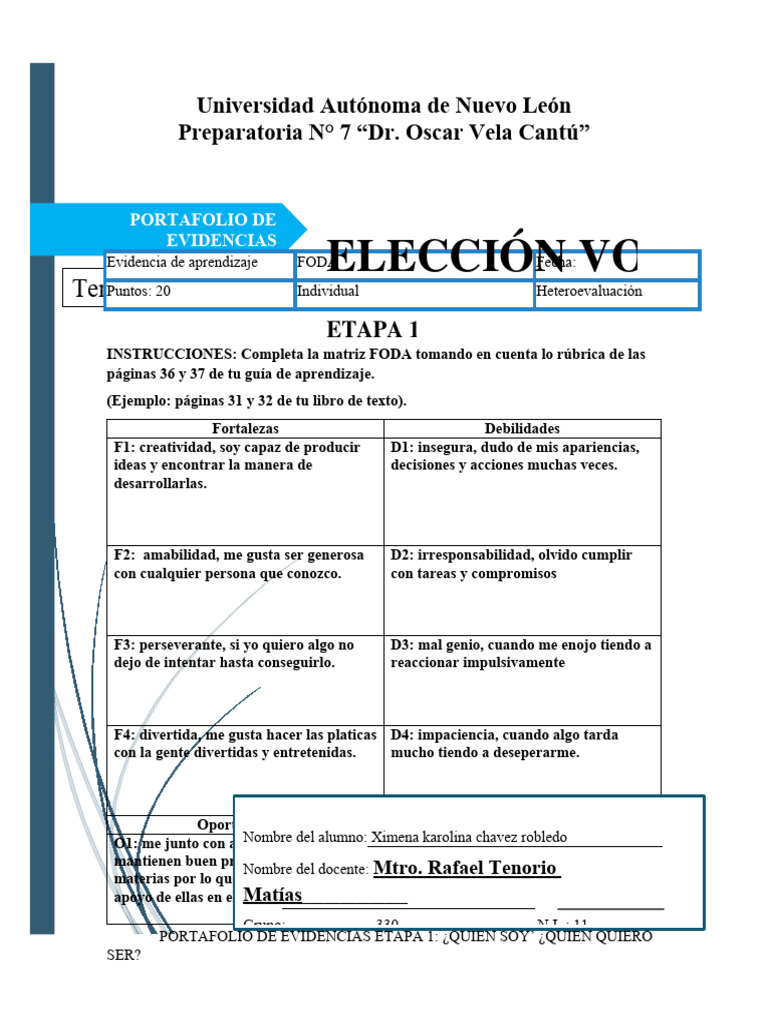 Etapa 1 - Vocacional | PDF | Crecimiento personal y profesional | Artes ...