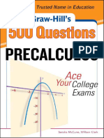 Mccune Sandra Clark William Mcgrawhills 500 Precalculus Ques