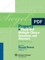 Siegels Property Essay and Multiple-Choice Questions and Answers (Brian N. Siegel, Lazar Emanuel) (Z-Library)