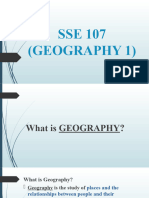 Sse 107 Geography 1
