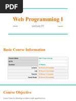 Lecture 01.1 Introduction To Website Development