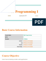 Lecture 01.1 Introduction To Website Development