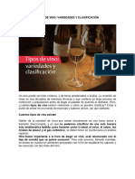 TIPOS DE VINO