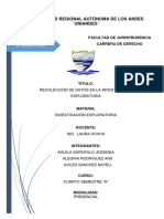 Recolección de Datos en La Investigación Exploratoria