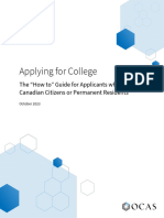 Ontariocolleges Applicant User Guide