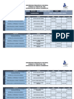 Cargas Academicas Pedagogia Ene-Jun 2022