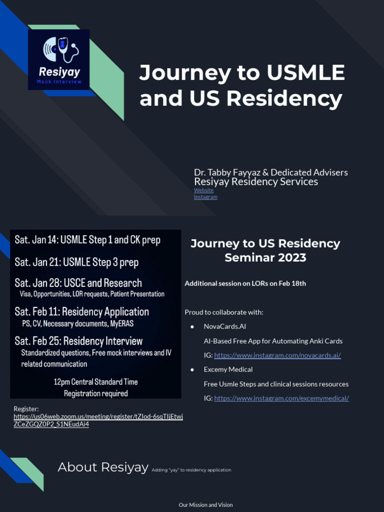 USMLE & Residency Guide 2023 | PDF | Residency (Medicine) | Linked In