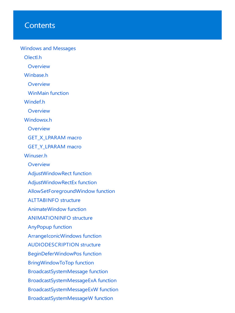 Win API | PDF