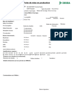 Fiche de mise en production cycles Longs