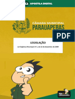 Lei Orgânica Do Municipio de Parauapebas