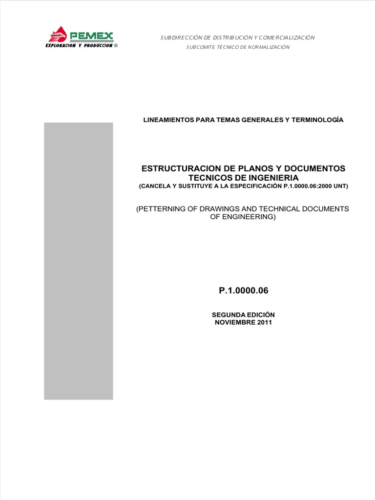 Estructuración de Documentos Técnicos PEP | PDF | Ingeniería ...