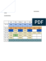 Horario Semanal