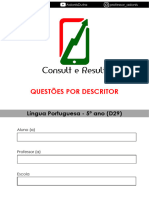 Descritor 29 - Português - 5º Ano (Blog Do Prof. Adonis)