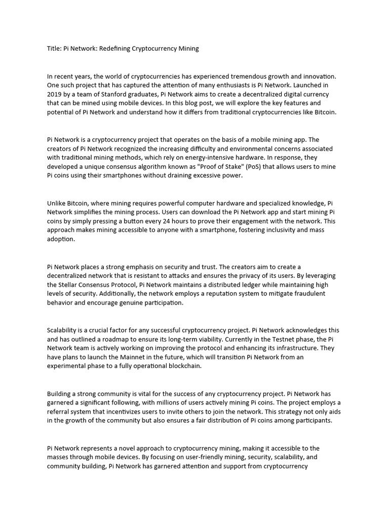 Mobile Crypto Mining for All | PDF | Cryptocurrency | Computer Network