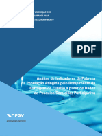 FGV - Analise de Indicadores de Pobreza Da Populacao Atingida