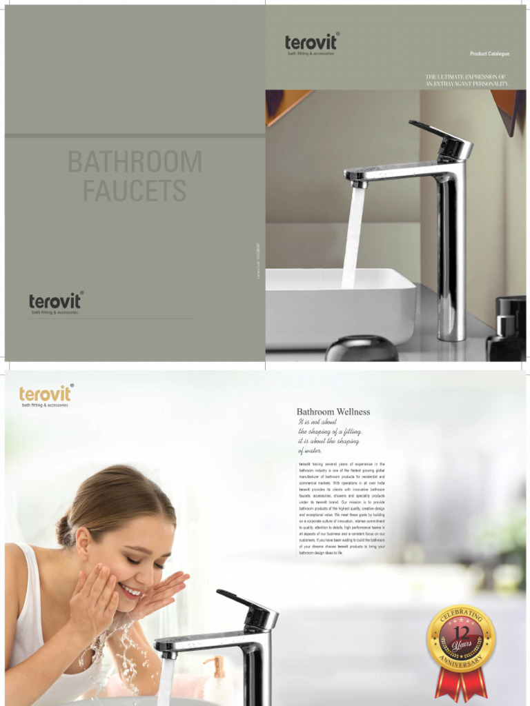 Terovit Faucets and Bathware Catalogue 2023 PDF