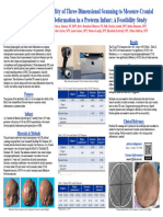 Validity of Three-Dimensional Scanning To Measure Cranial Deformation in A Preterm Infant: Feasibility Study