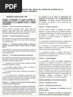 Ley Contra el Lavado de Dinero 67-2001 | PDF | Castigos | Lavado de dinero