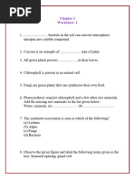 Nutrition in Plants KV