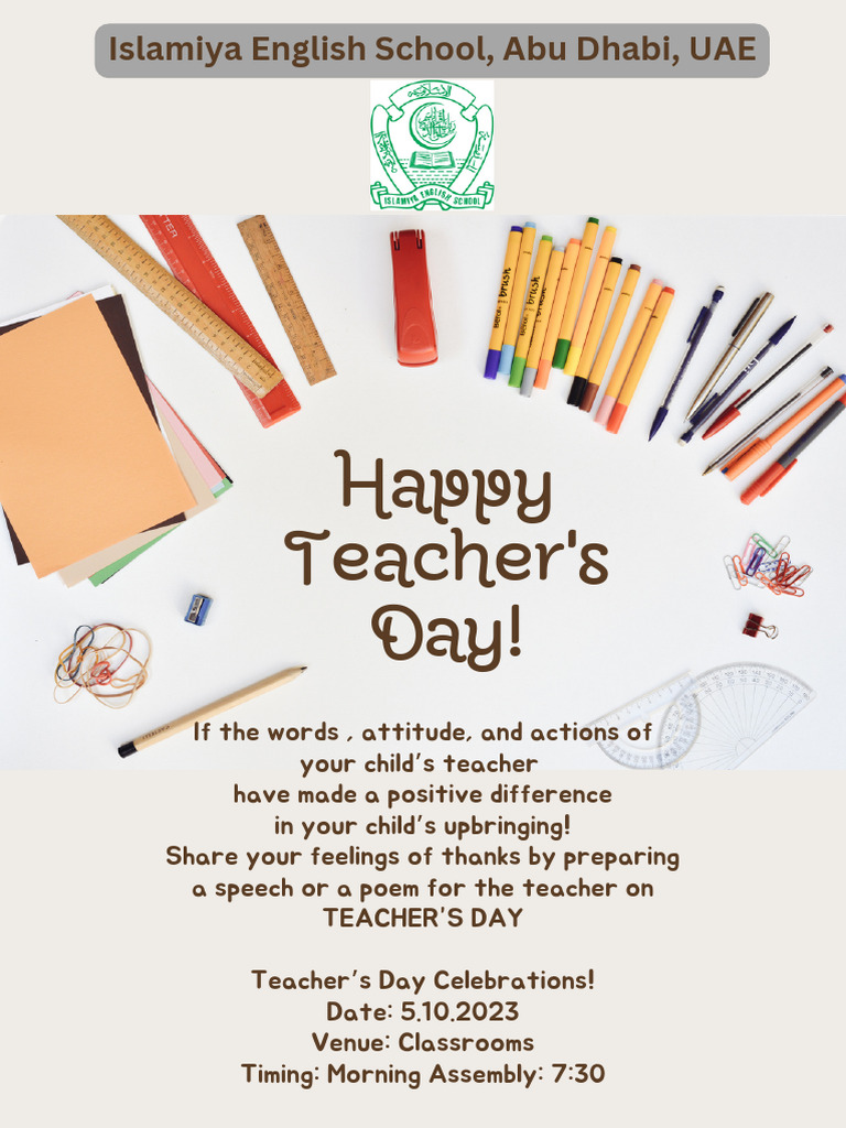 World Teacher's Day | PDF