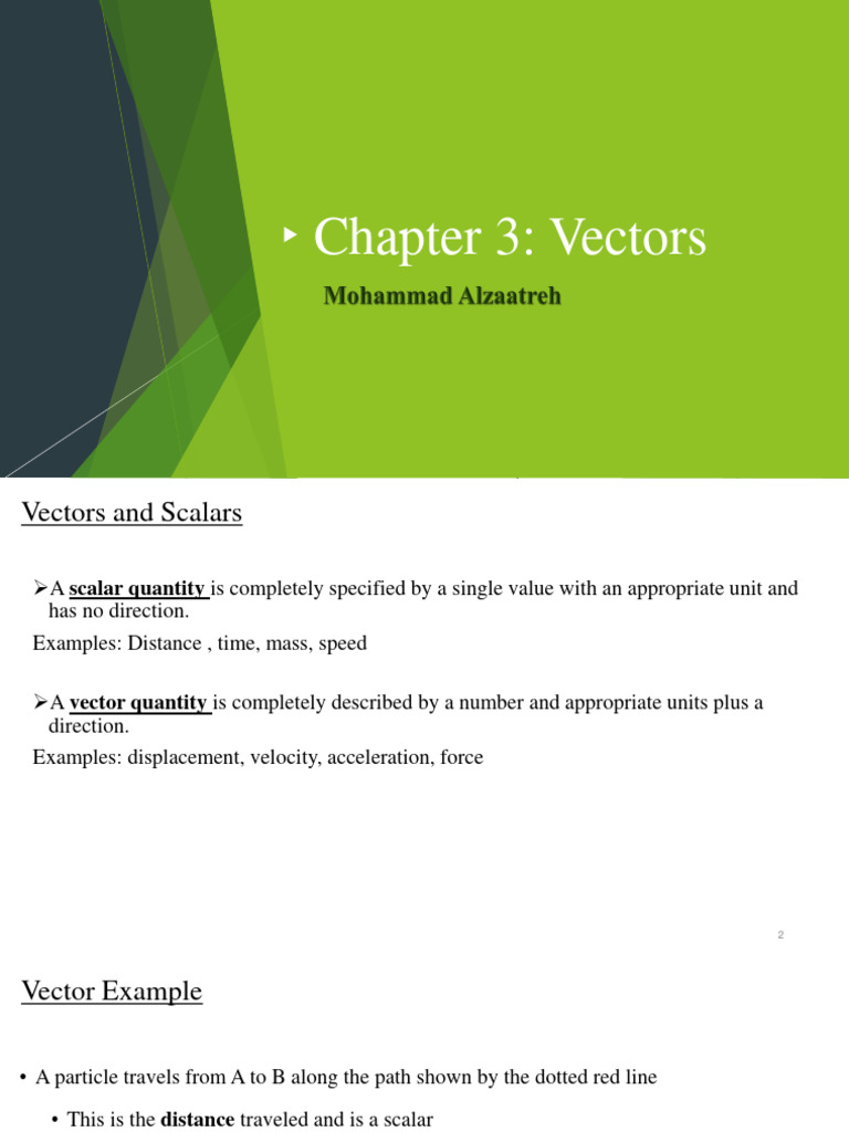 CH 3 | PDF | Euclidean Vector | Geometry