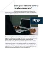 Ciberseguridad: ¿Colombia Aún No Está Preparada para Avanzar