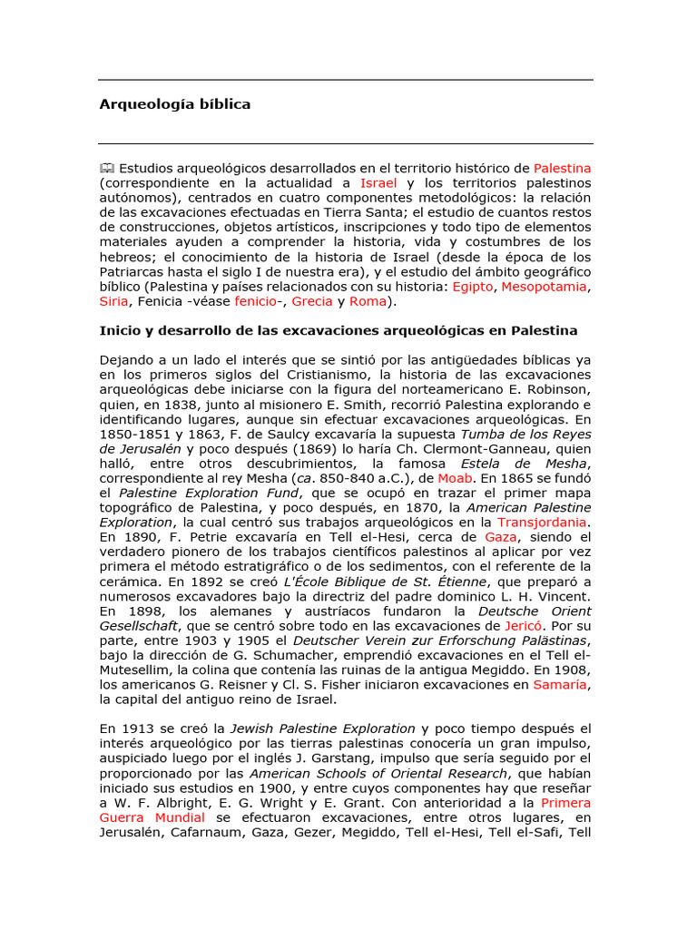 Arqueología Bíblica Descargar Gratis Pdf Biblia