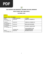 FINAL Resit Exam Time Table 1st 2023