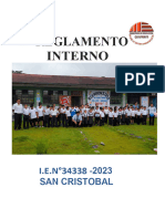Reglamento Interno 2023 - I.e.n° 34338 San Cristobal