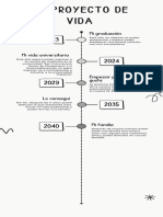 Infografía Cronológica Línea de Tiempo Timeline Doodle Garabatos Dibujados A Mano Blanco y Negro