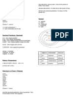 Termionologia Matermatica Italiano