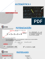 2023-Mat 1 - Teoría de Exponentes