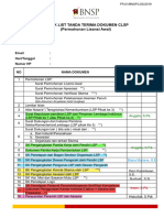 Check List Dokumen
